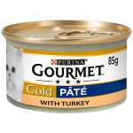 کنسرو گورمت گلد پته گربه با طعم بوقلمون پورینا ۸۵ گرم(Gourmet Gold Pate with Turkey 85gr)