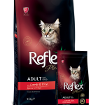 غذای خشک گربه بالغ با طعم گوشت و برنج رفلکس پلاس ۱.۵ کیلوگرم( Reflex Plus Adult With lamb & Rice 1.5kg)
